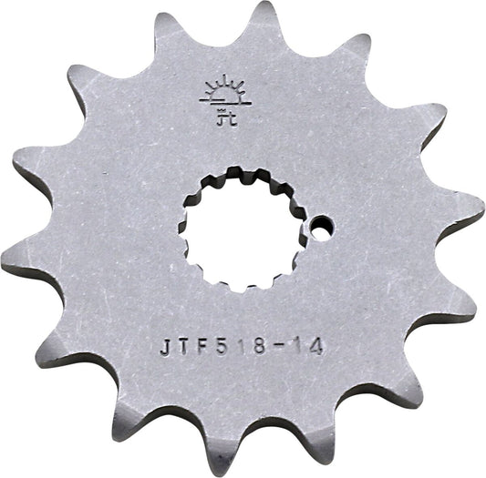 JT SPROCKETS JTF1581.14 FRONT REPLACEMENT SPROCKET 14 TEETH 520 PITCH NATURAL STEEL JTF1581.14