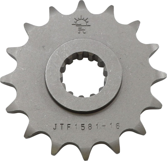 JT SPROCKETS JTF1581.16 FRONT REPLACEMENT SPROCKET 16 TEETH 520 PITCH NATURAL STEEL JTF1581.16