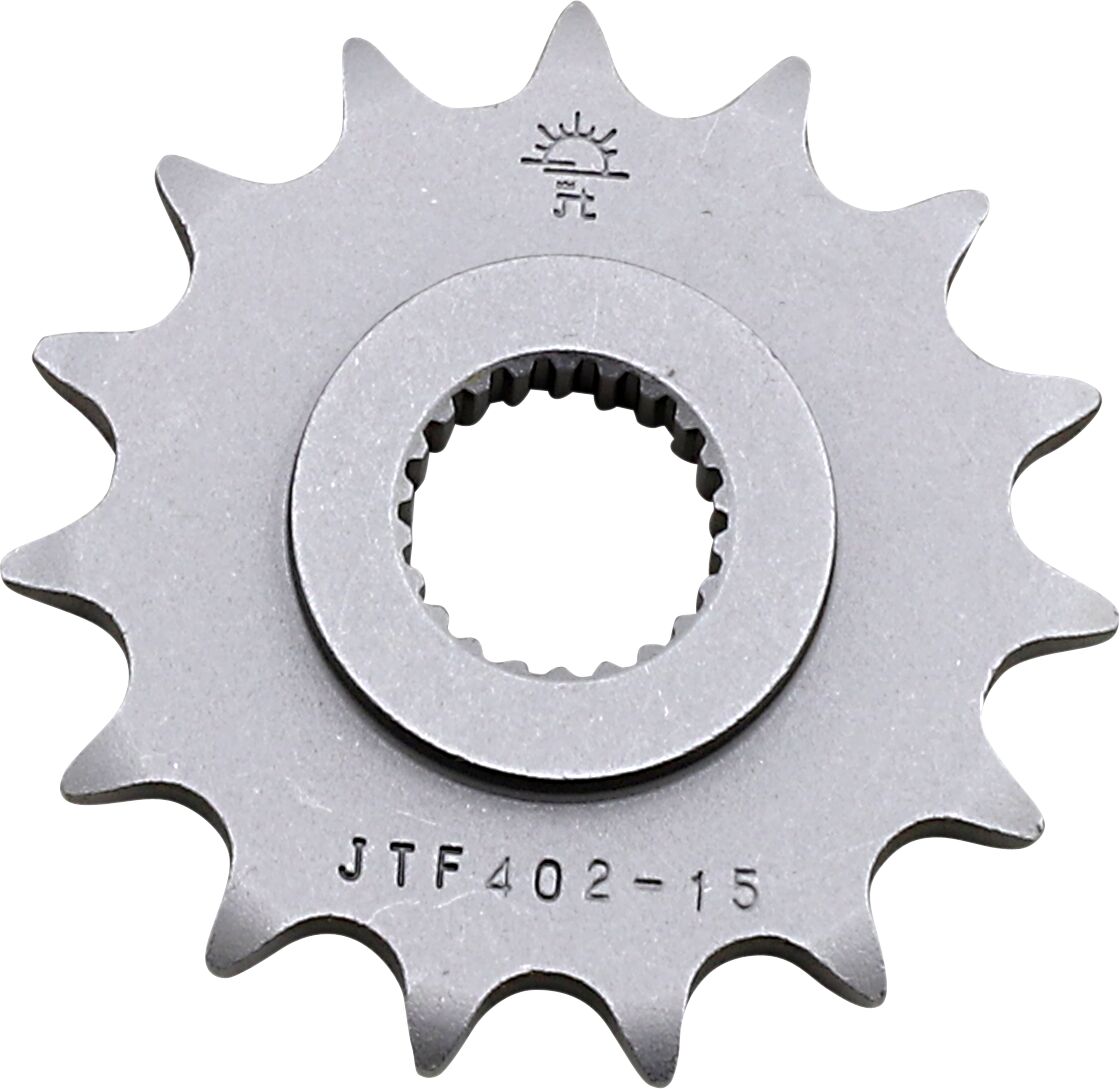JT SPROCKETS JTF402.15 FRONT REPLACEMENT SPROCKET 15 TEETH 520 PITCH NATURAL STEEL JTF402.15