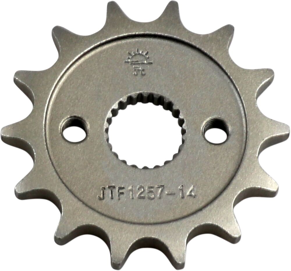 JT SPROCKETS JTF1257.14 FRONT REPLACEMENT SPROCKET 14 TEETH 428 PITCH NATURAL STEEL JTF1257.14