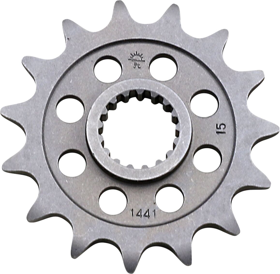 JT SPROCKETS JTF1441.15 FRONT REPLACEMENT SPROCKET 15 TEETH 520 PITCH NATURAL STEEL JTF1441.15