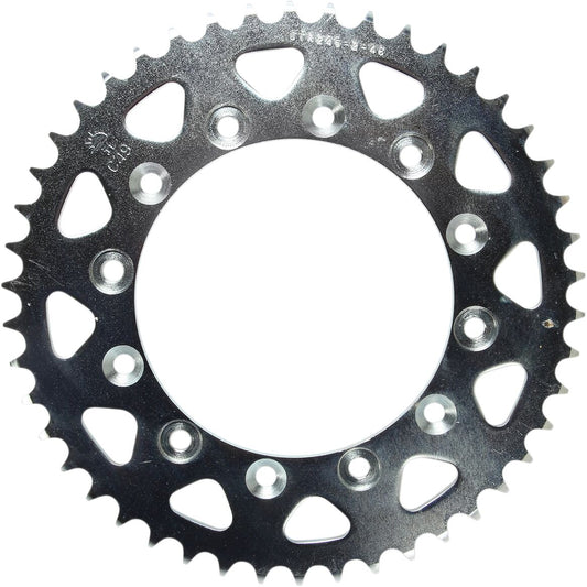 JT SPROCKETS JTR245/2.46 REAR REPLACEMENT SPROCKET 46 TEETH 520 PITCH NATURAL C49 HIGH CARBON STEEL JTR245/2.46