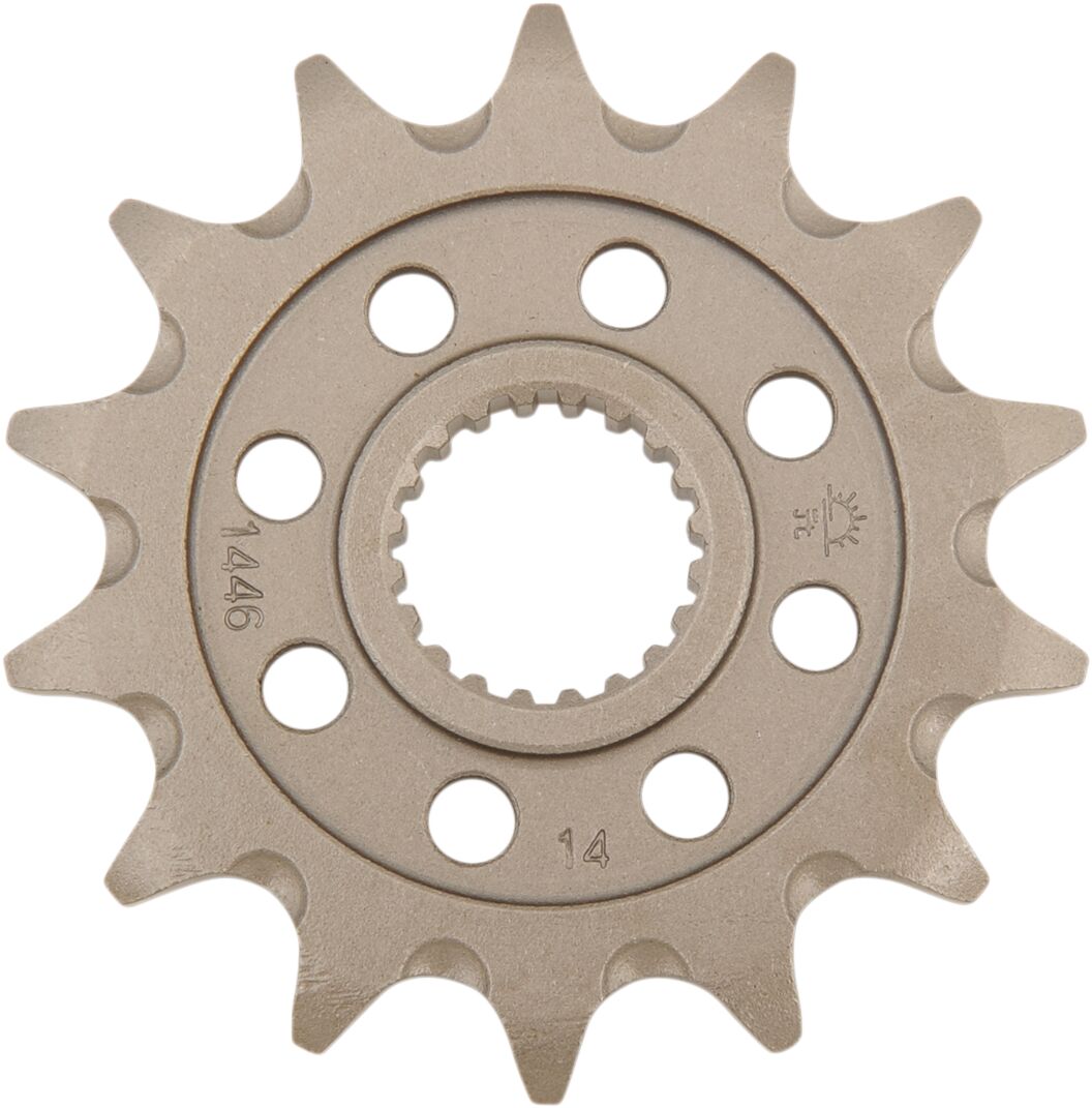JT SPROCKETS JTF1446.14SC FRONT SELF CLEANING SPROCKET 14 TEETH 520 PITCH NATURAL STEEL JTF1446.14SC