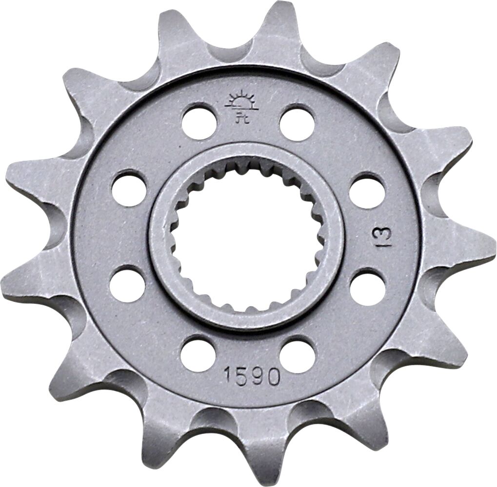 JT SPROCKETS JTF1590.13SC FRONT SELF CLEANING SPROCKET 13 TEETH 520 PITCH NATURAL STEEL JTF1590.13SC