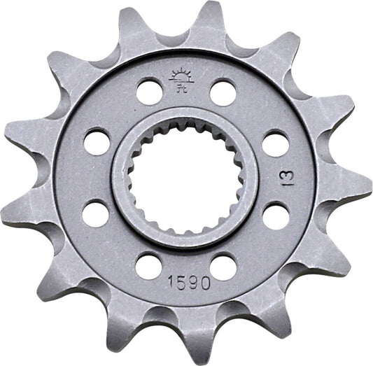 JT SPROCKETS JTF1590.13SC FRONT SELF CLEANING SPROCKET 13 TEETH 520 PITCH NATURAL STEEL JTF1590.13SC