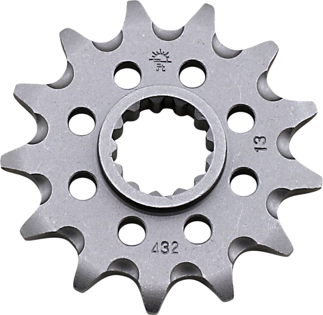 JT SPROCKETS JTF432.13SC FRONT SELF CLEANING SPROCKET 13 TEETH 520 PITCH NATURAL STEEL JTF432.13SC