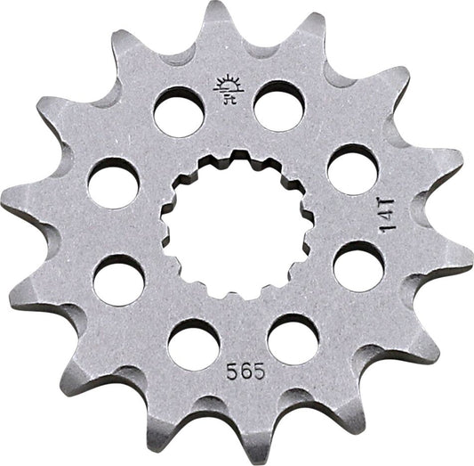 JT SPROCKETS JTF565.14SC FRONT SELF CLEANING SPROCKET 14 TEETH 520 PITCH NATURAL STEEL JTF565.14SC