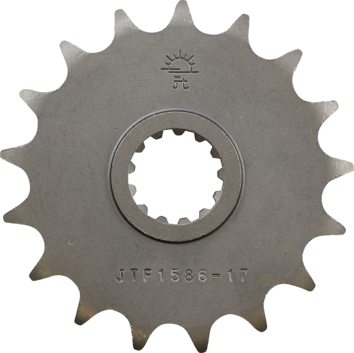 JT SPROCKETS JTF1586.17 FRONT REPLACEMENT SPROCKET 17 TEETH 525 PITCH NATURAL STEEL JTF1586.17