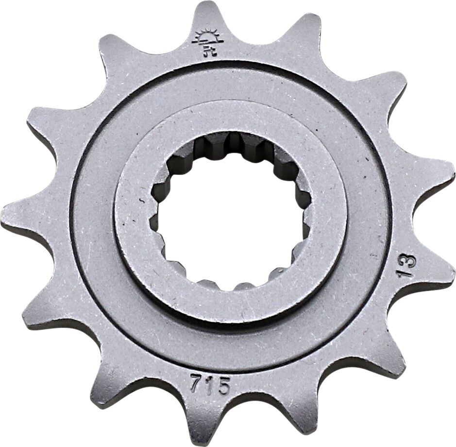 JT SPROCKETS JTF715.13 FRONT REPLACEMENT SPROCKET 13 TEETH 520 PITCH NATURAL STEEL JTF715.13