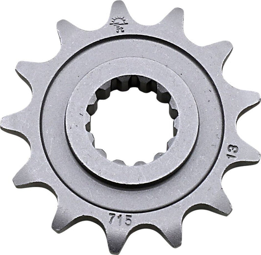JT SPROCKETS JTF715.13 FRONT REPLACEMENT SPROCKET 13 TEETH 520 PITCH NATURAL STEEL JTF715.13
