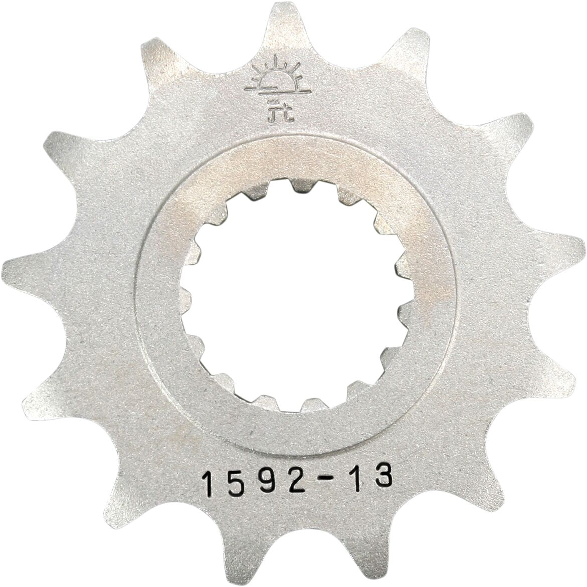 JT SPROCKETS JTF1592.13 FRONT REPLACEMENT SPROCKET 13 TEETH 520 PITCH NATURAL STEEL JTF1592.13