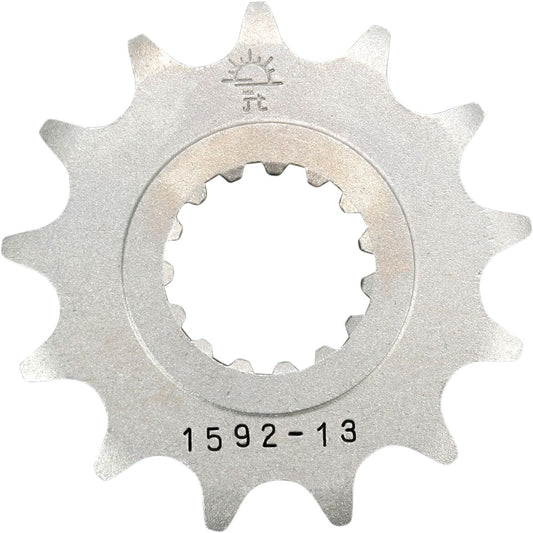 JT SPROCKETS JTF1592.13 FRONT REPLACEMENT SPROCKET 13 TEETH 520 PITCH NATURAL STEEL JTF1592.13