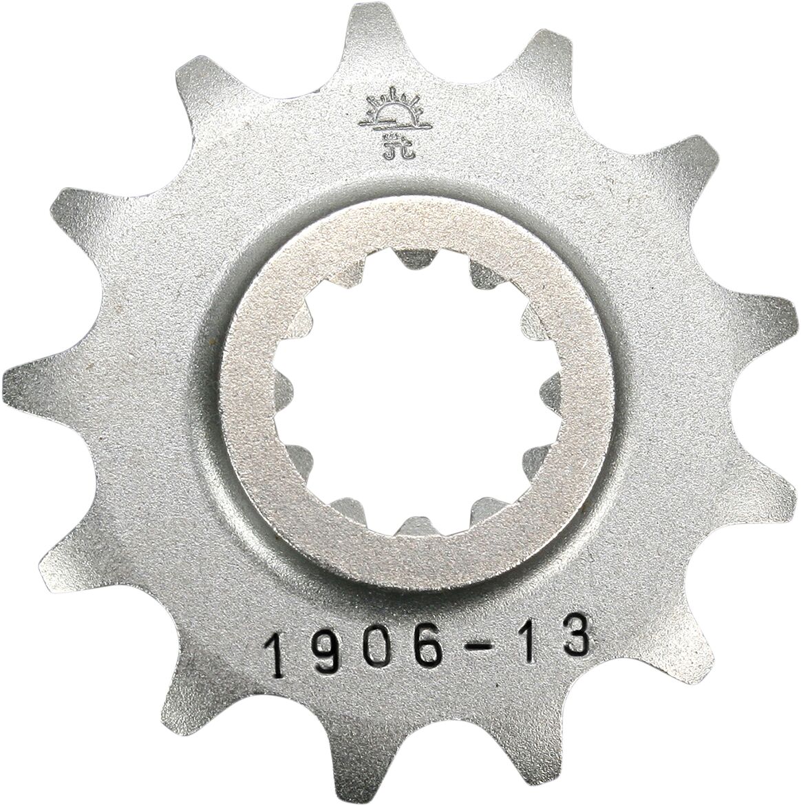 JT SPROCKETS JTF1906.13 FRONT REPLACEMENT SPROCKET 13 TEETH 420 PITCH NATURAL STEEL JTF1906.13