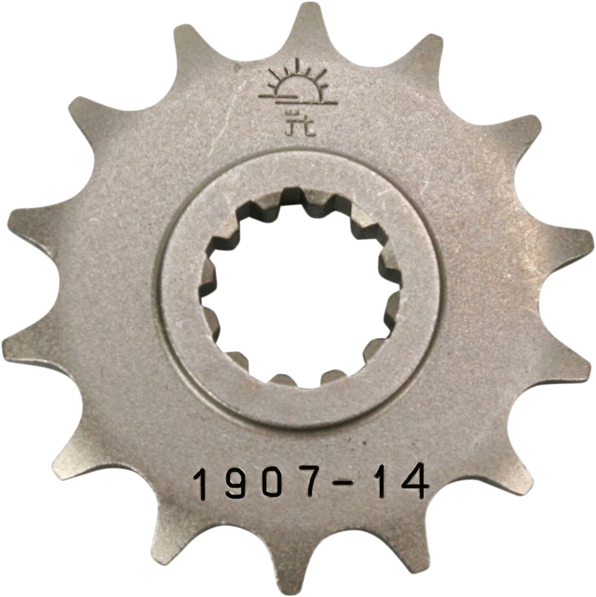 JT SPROCKETS JTF1907.14 FRONT REPLACEMENT SPROCKET 14 TEETH 428 PITCH NATURAL STEEL JTF1907.14