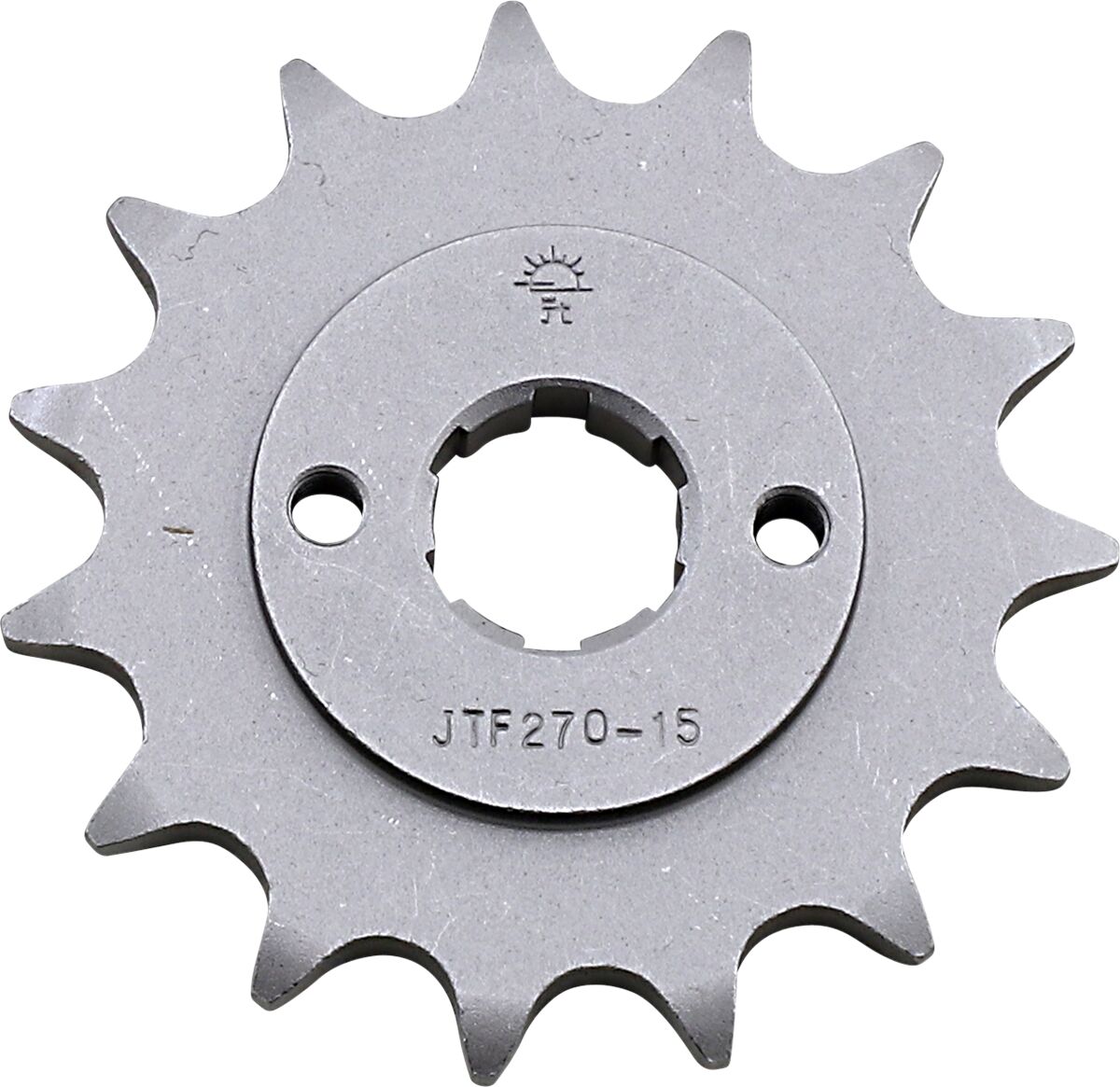 JT SPROCKETS JTF270.15 FRONT REPLACEMENT SPROCKET 15 TEETH 520 PITCH NATURAL STEEL JTF270.15