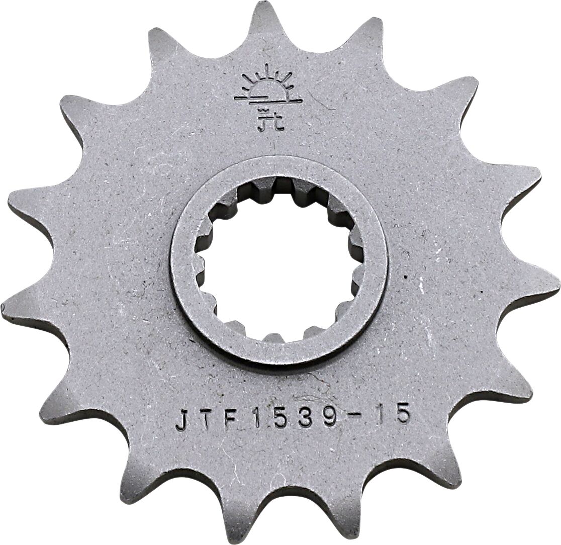 JT SPROCKETS JTF1539.15 FRONT REPLACEMENT SPROCKET 15 TEETH 520 PITCH NATURAL STEEL JTF1539.15