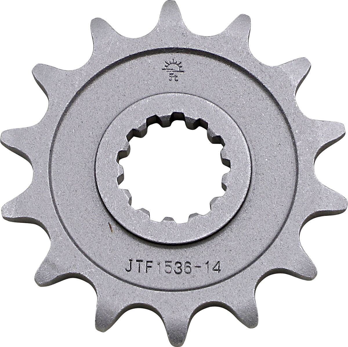 JT SPROCKETS JTF1536.14 FRONT REPLACEMENT SPROCKET 14 TEETH 520 PITCH NATURAL CHROMOLY STEEL ALLOY JTF1536.14