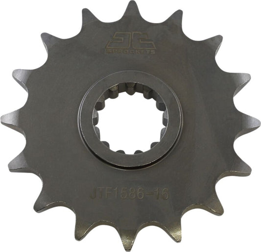 JT SPROCKETS JTF1586.16 FRONT REPLACEMENT SPROCKET 16 TEETH 525 PITCH NATURAL CHROMOLY STEEL JTF1586.16