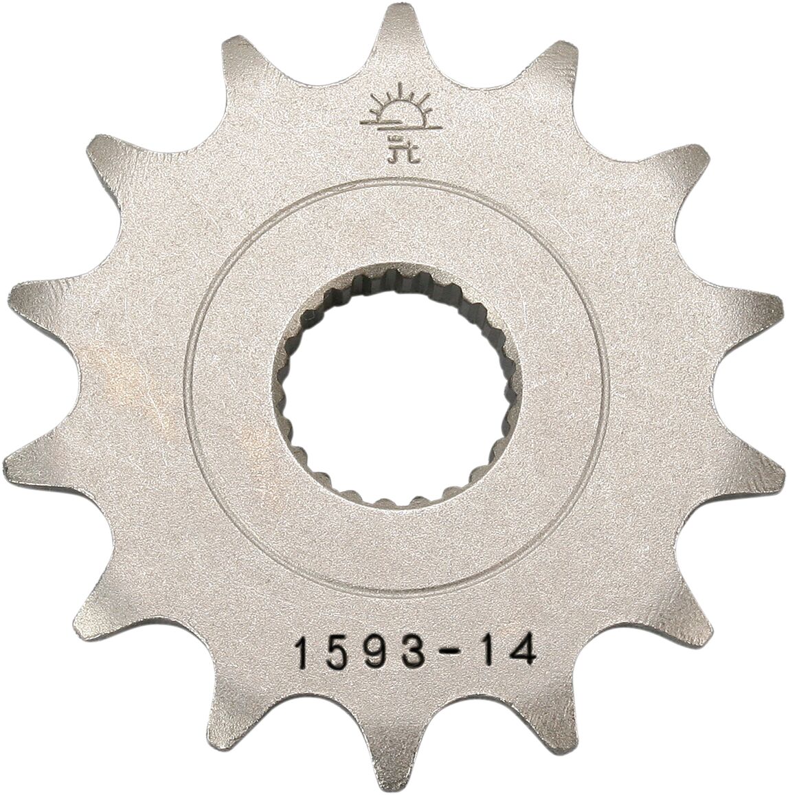 JT SPROCKETS JTF1593.14 FRONT REPLACEMENT SPROCKET 14 TEETH 520 PITCH NATURAL CHROMOLY STEEL ALLOY JTF1593.14