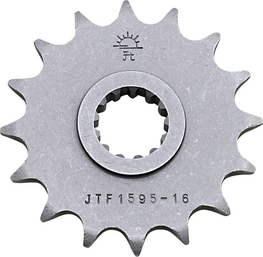 JT SPROCKETS JTF1595.16 FRONT REPLACEMENT SPROCKET 16 TEETH 520 PITCH NATURAL CHROMOLY STEEL JTF1595.16