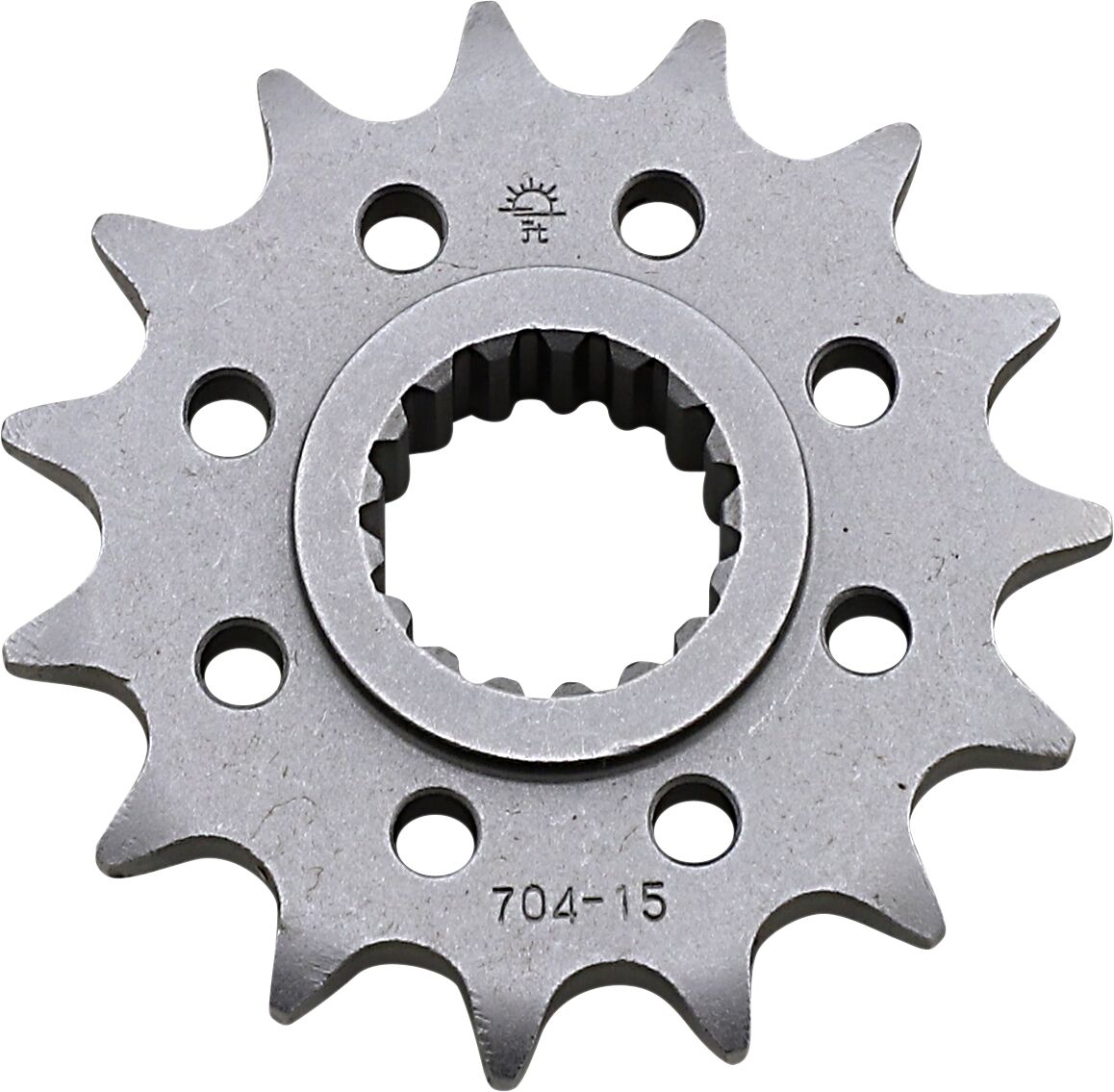 JT SPROCKETS JTF704.15 FRONT REPLACEMENT SPROCKET 15 TEETH 525 PITCH NATURAL CHROMOLY STEEL ALLOY JTF704.15