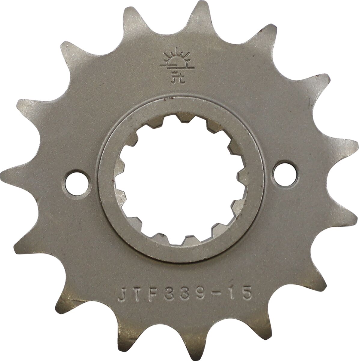 JT SPROCKETS JTF339.15 FRONT REPLACEMENT SPROCKET 15 TEETH 530 PITCH NATURAL CHROMOLY STEEL ALLOY JTF339.15