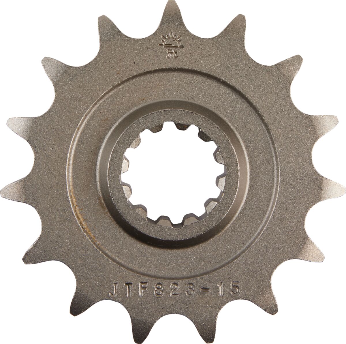 JT SPROCKETS JTF823.15 FRONT REPLACEMENT SPROCKET 15 TEETH 520 PITCH NATURAL CHROMOLY STEEL ALLOY JTF823.15