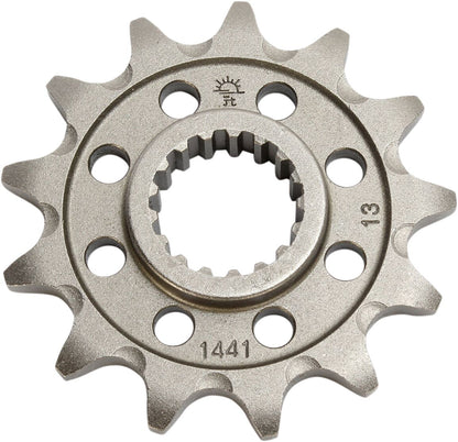 JT SPROCKETS JTF1441.13SC FRONT SELF CLEANING SPROCKET 13 TEETH 520 PITCH NATURAL CHROMOLY STEEL ALLOY JTF1441.13SC