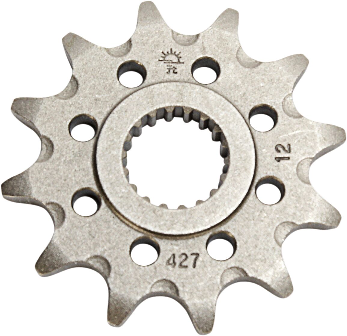 JT SPROCKETS JTF427.12SC FRONT SELF CLEANING SPROCKET 12 TEETH 520 PITCH NATURAL CHROMOLY STEEL ALLOY JTF427.12SC