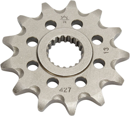 JT SPROCKETS JTF427.13SC FRONT SELF CLEANING SPROCKET 13 TEETH 520 PITCH NATURAL CHROMOLY STEEL ALLOY JTF427.13SC