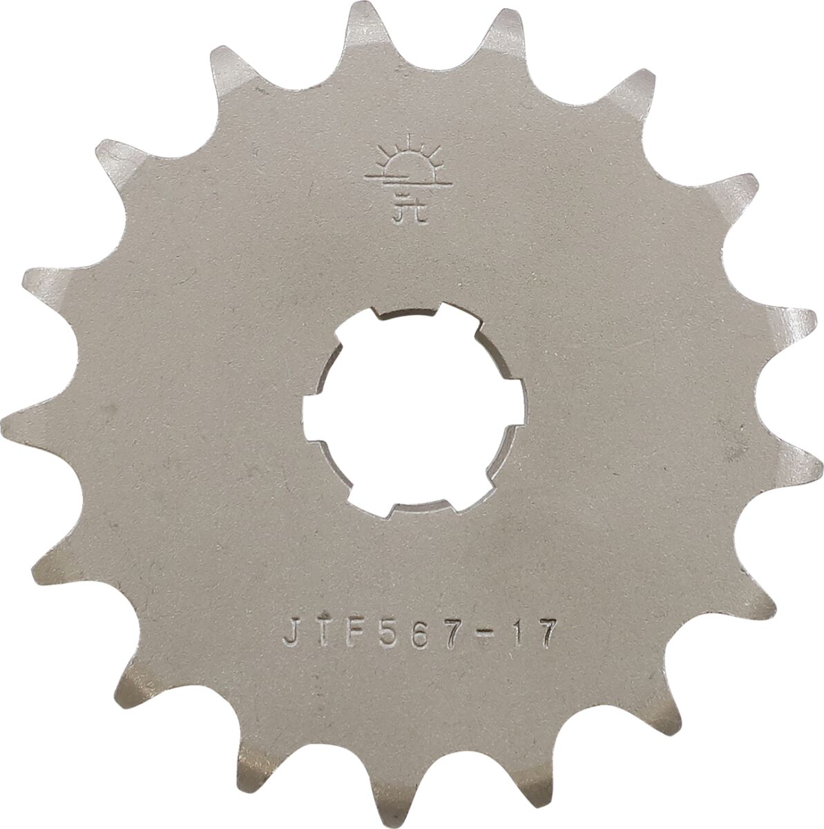 JT SPROCKETS JTF567.17 FRONT REPLACEMENT SPROCKET 17 TEETH 530 PITCH NATURAL CHROMOLY STEEL ALLOY JTF567.17