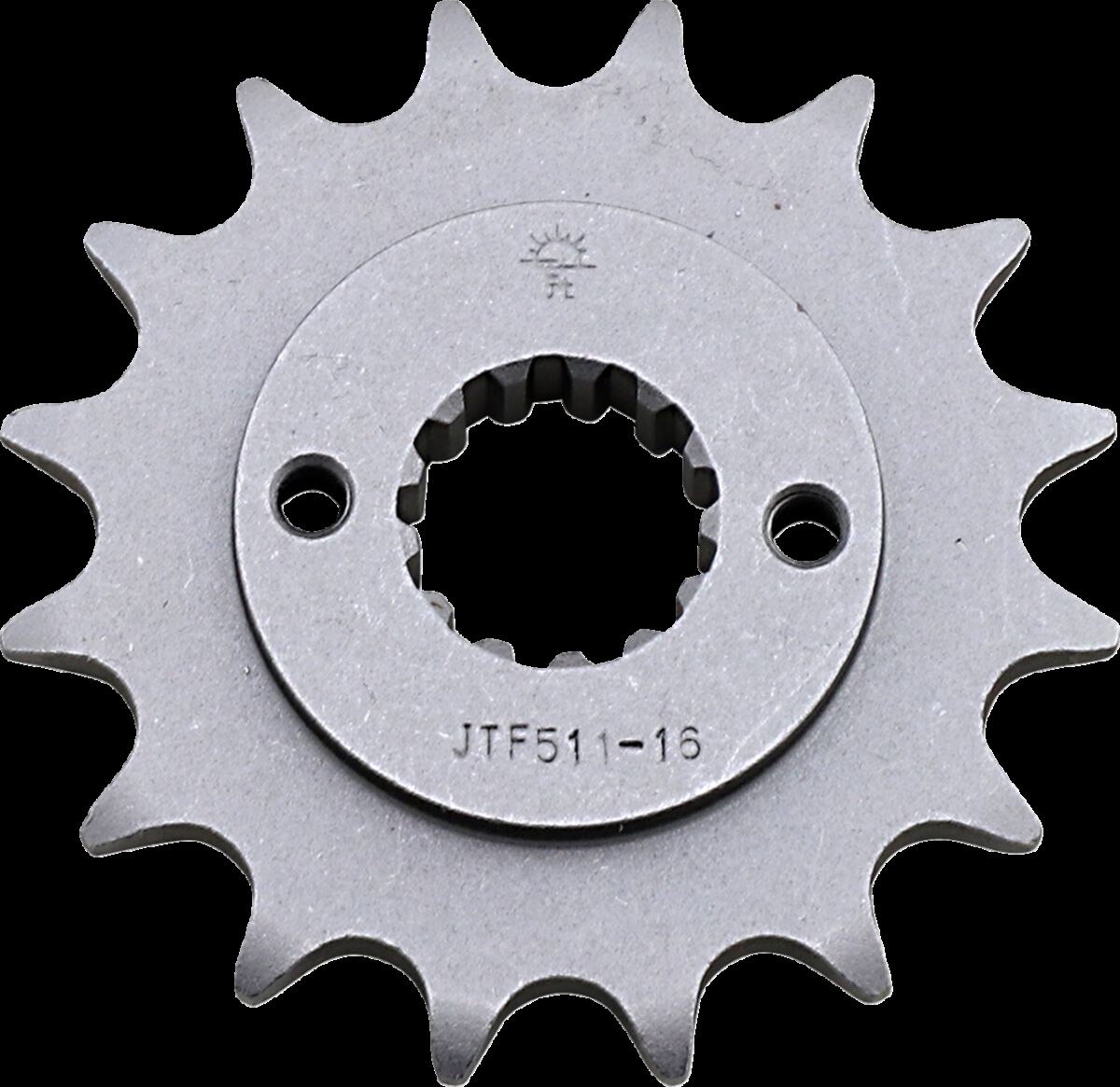 JT SPROCKETS JTF511.16 FRONT REPLACEMENT SPROCKET 16 TEETH 520 PITCH NATURAL STEEL JTF511.16