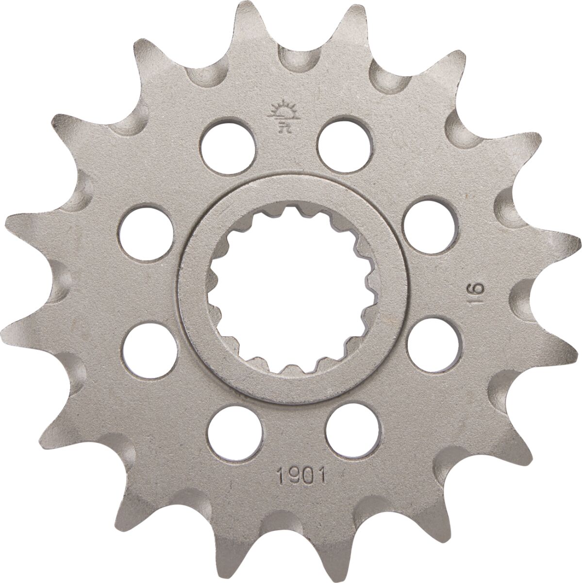 JT SPROCKETS JTF1901.16SC FRONT SELF CLEANING SPROCKET 16 TEETH 520 PITCH NATURAL SCM420 CHROMOLY STEEL ALLOY JTF1901.16SC