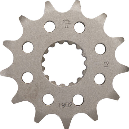 JT SPROCKETS JTF1902.13 FRONT REPLACEMENT SPROCKET 13 TEETH 520 PITCH NATURAL SCM420 CHROMOLY STEEL ALLOY JTF1902.13