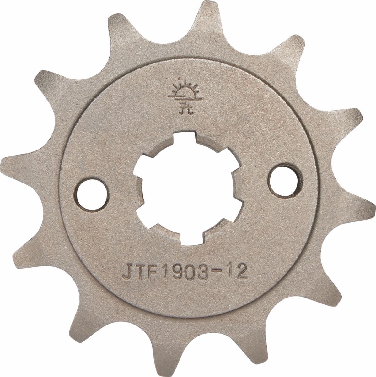 JT SPROCKETS JTF1903.12 FRONT REPLACEMENT SPROCKET 12 TEETH 520 PITCH NATURAL SCM420 CHROMOLY STEEL ALLOY JTF1903.12