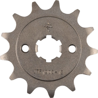 JT SPROCKETS JTF1903.13 FRONT REPLACEMENT SPROCKET 13 TEETH 520 PITCH NATURAL SCM420 CHROMOLY STEEL ALLOY JTF1903.13