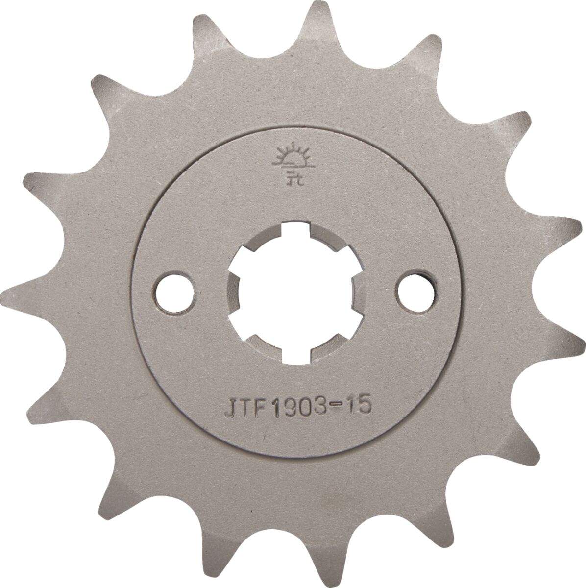 JT SPROCKETS JTF1903.15 FRONT REPLACEMENT SPROCKET 15 TEETH 520 PITCH NATURAL SCM420 CHROMOLY STEEL ALLOY JTF1903.15