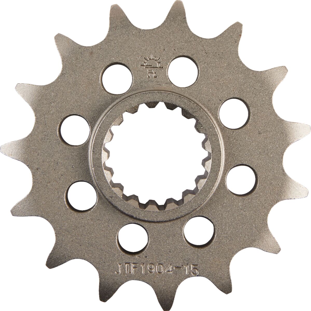 JT SPROCKETS JTF1904.15 FRONT REPLACEMENT SPROCKET 15 TEETH 525 PITCH NATURAL SCM420 CHROMOLY STEEL ALLOY JTF1904.15