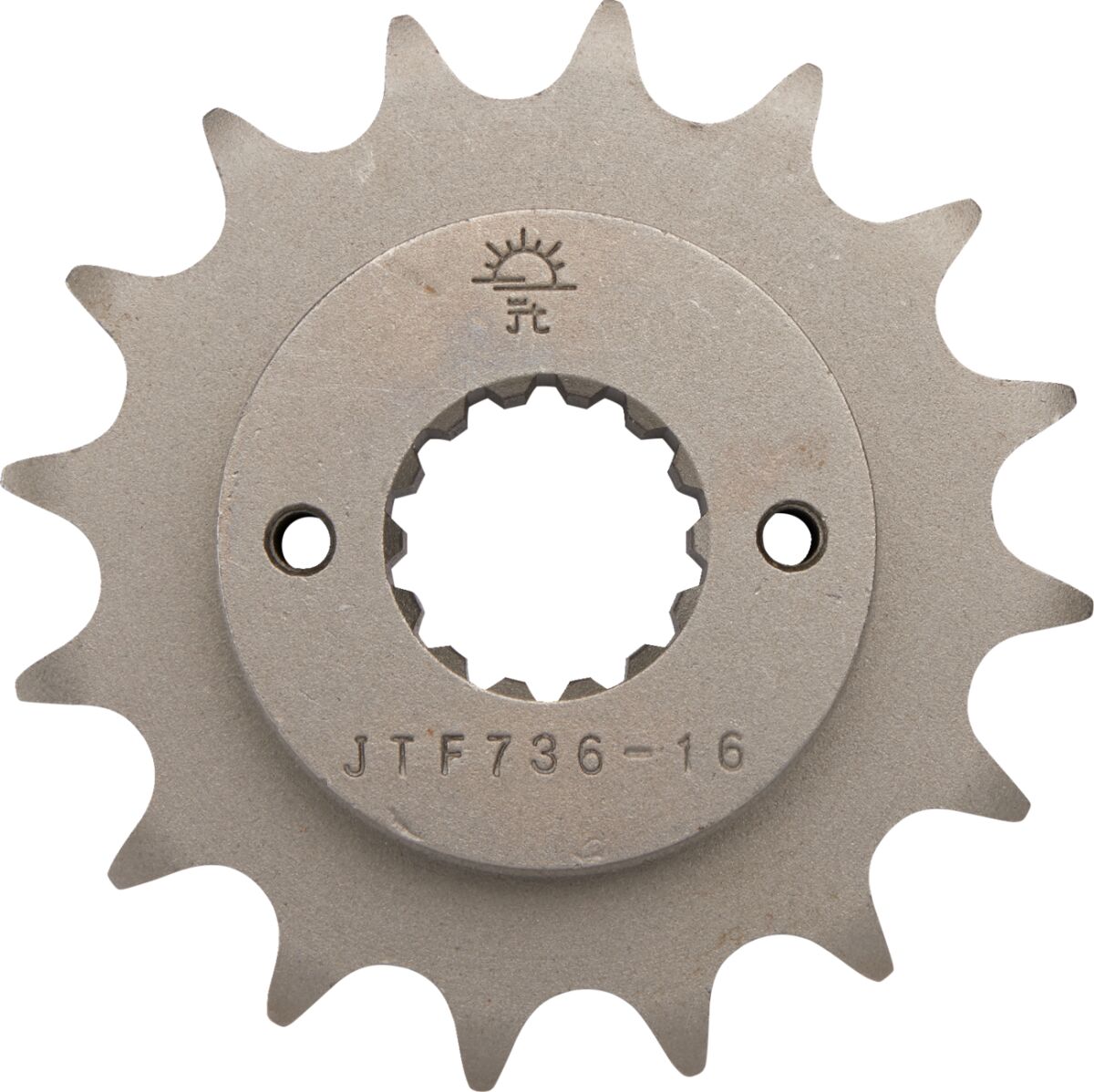 JT SPROCKETS JTF736.16 FRONT REPLACEMENT SPROCKET 16 TEETH 520 PITCH NATURAL CHROMOLY STEEL ALLOY JTF736.16