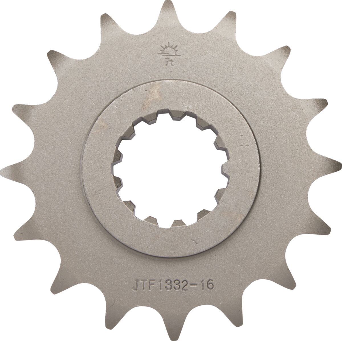 JT SPROCKETS JTF1332.16 FRONT REPLACEMENT SPROCKET 16 TEETH 525 PITCH NATURAL SCM420 CHROMOLY STEEL ALLOY JTF1332.16