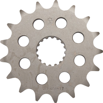 JT SPROCKETS JTF444.17 FRONT REPLACEMENT SPROCKET 17 TEETH 525 PITCH NATURAL CHROMOLY STEEL JTF444.17