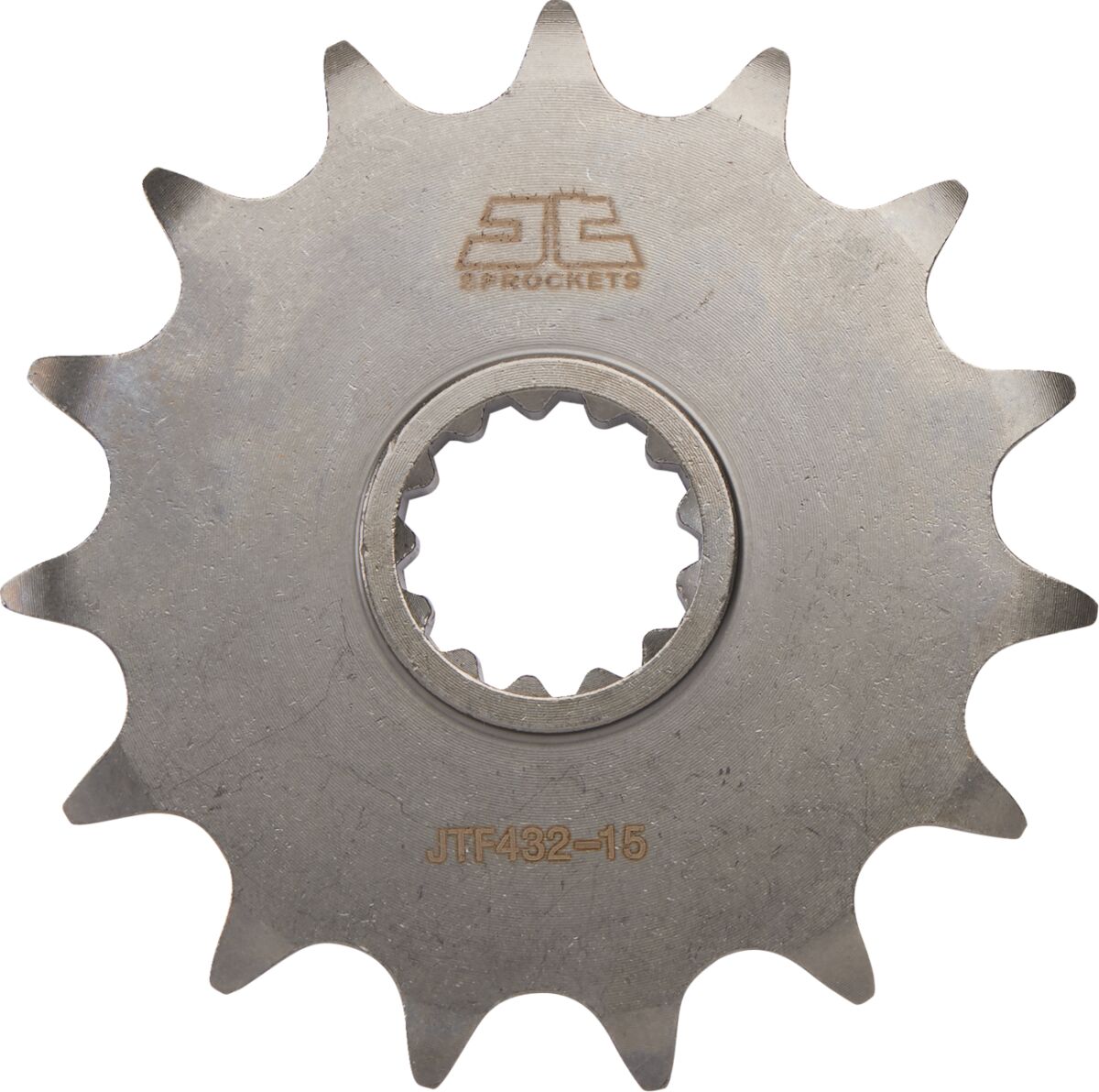 JT SPROCKETS JTF432.15SC FRONT SPROCKET 15 TEETH 520 PITCH NATURAL STEEL JTF432.15