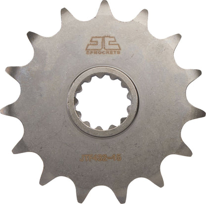 JT SPROCKETS JTF432.15SC FRONT SPROCKET 15 TEETH 520 PITCH NATURAL STEEL JTF432.15