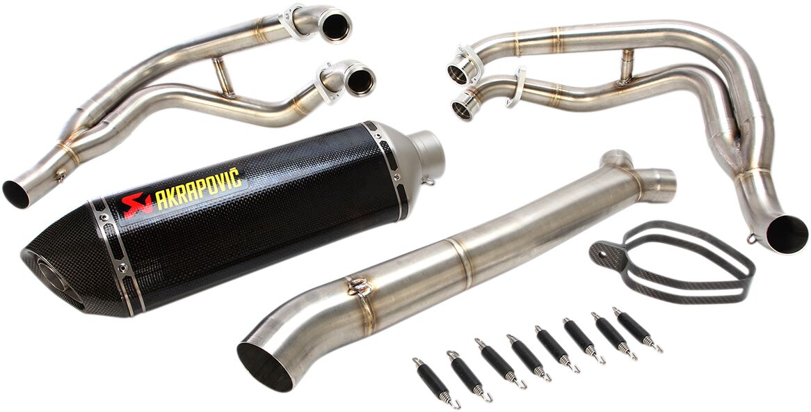 AKRAPOVIC RACING LINE COMPLETE SYSTEM STAINLESS STEEL & CARBON S-S13R2-RC