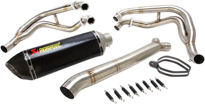 AKRAPOVIC RACING LINE COMPLETE SYSTEM STAINLESS STEEL & CARBON S-S13R2-RC