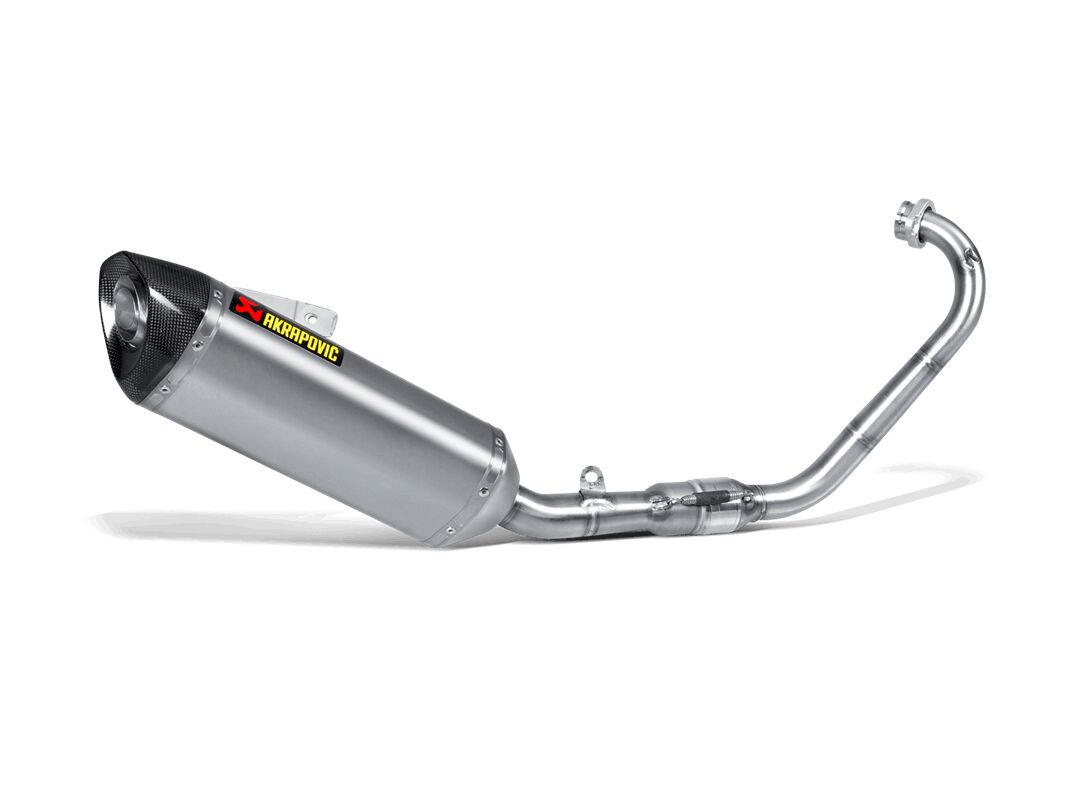 AKRAPOVIC RACING LINE COMPLETE EXHAUST SYSTEM SS/TI/CF S-Y125R4-HRT