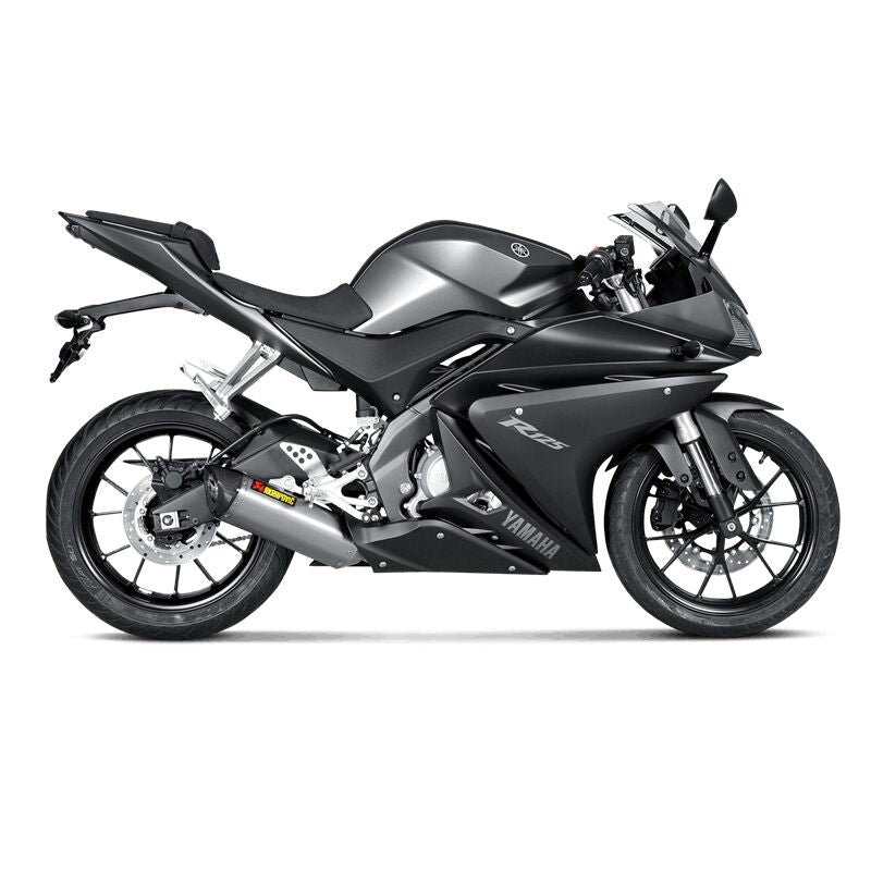 AKRAPOVIC RACING LINE COMPLETE EXHAUST SYSTEM SS/TI/CF S-Y125R4-HRT