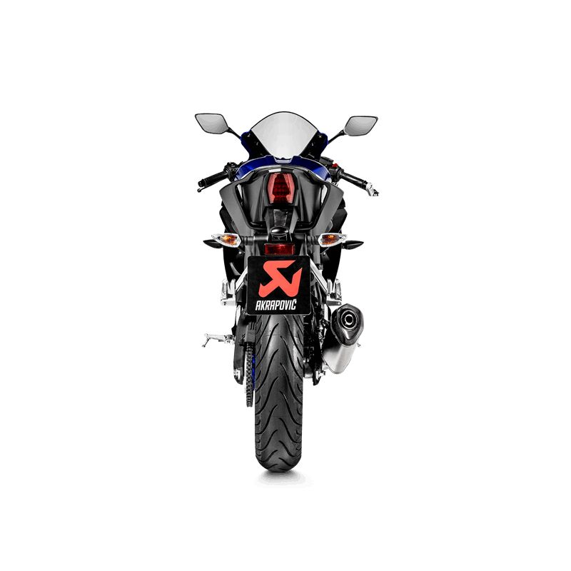 AKRAPOVIC RACING LINE COMPLETE EXHAUST SYSTEM SS/TI/CF S-Y125R6-HZT
