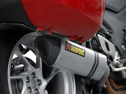 AKRAPOVIC SLIP-ON LINE MUFFLER TITANIUM CARBON END CAP S-H12SO1-HRT