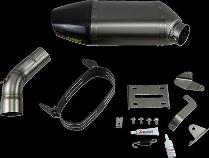 AKRAPOVIC SLIP-ON LINE MUFFLER TITANIUM S-K6SO5-HACT